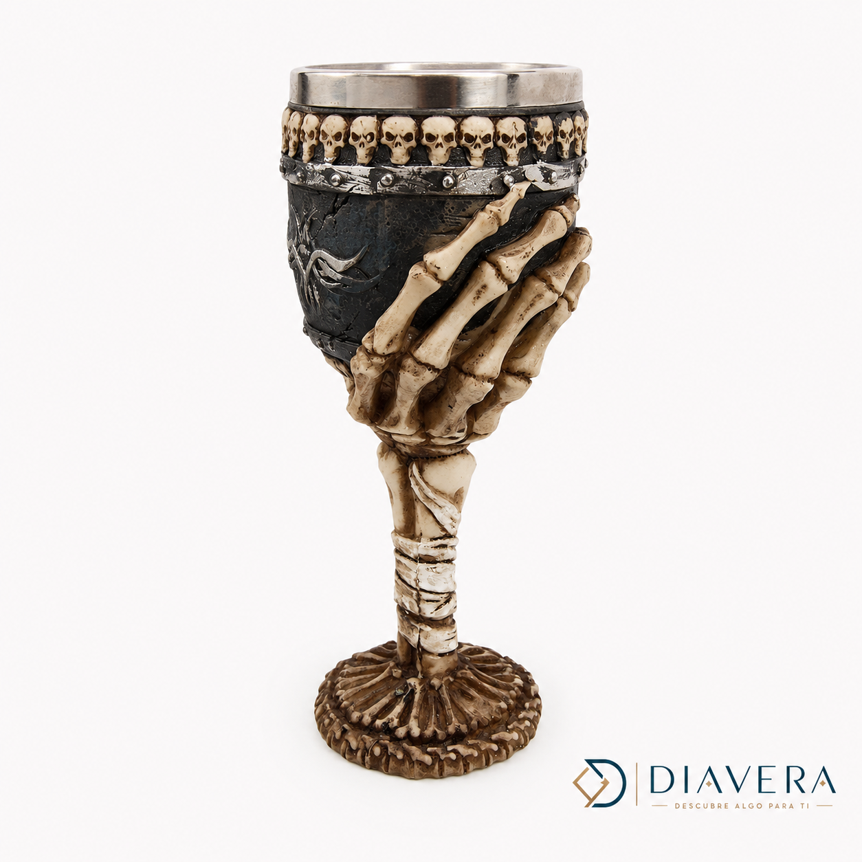 Copa Medieval Brazo Calavera