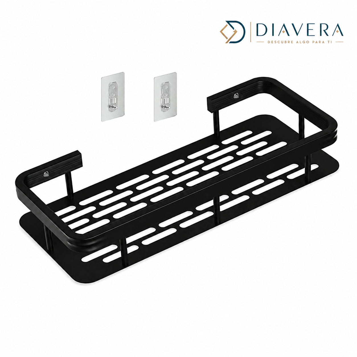 Estante de Ducha Adhesivo de Aluminio
