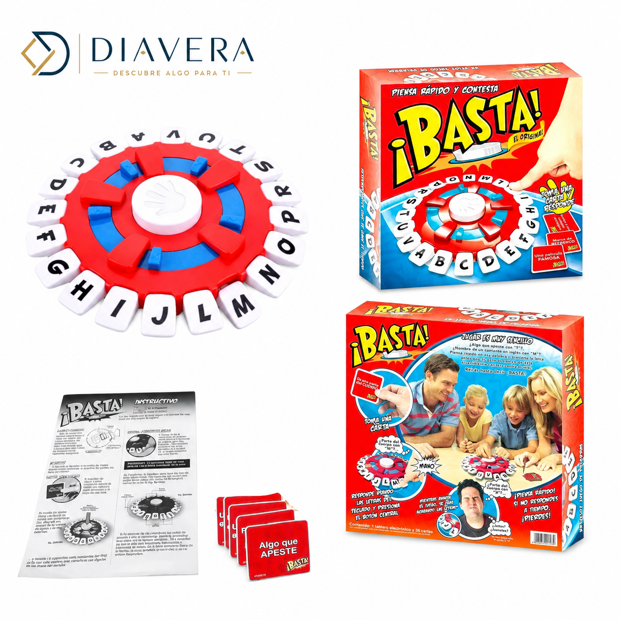 Juego De Mesa ¡Basta! Piensa Rápido