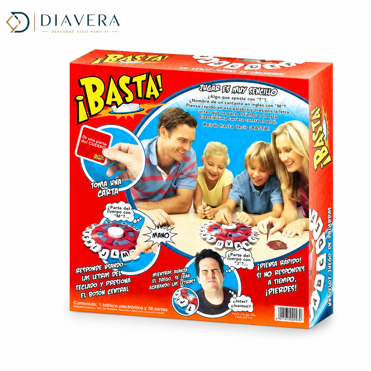 Juego De Mesa ¡Basta! Piensa Rápido